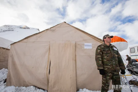 Alpinistlərin itkin düşdüyü dağlardan - FOTOREPORTAJ