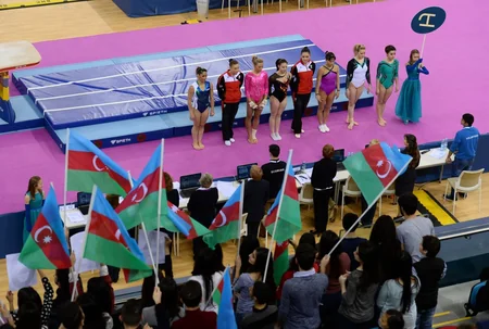Azərbaycan idman gimnastikası üzrə Dünya Kuboku yarışlarında dördüncü medalını qazanıb - FOTO