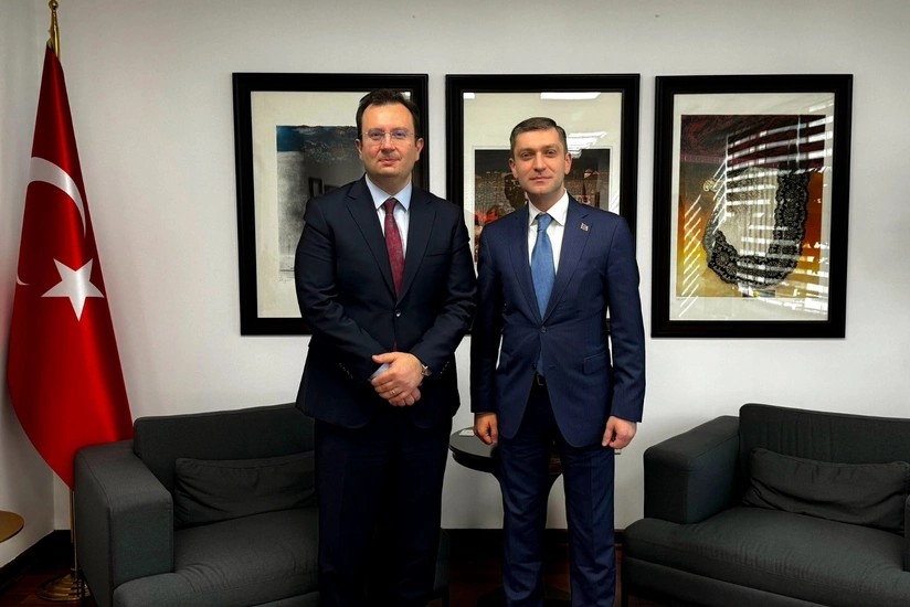 Azərbaycan səfiri Ərbildə Türkiyənin baş konsulu ilə görüşüb