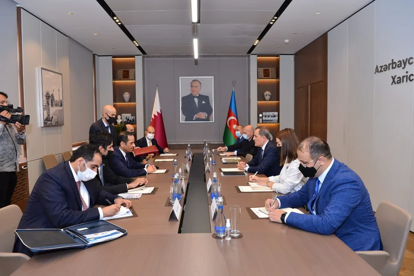 Azərbaycan və Qətər XİN başçıları arasında görüş keçirilib