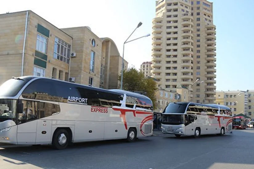 28 May m/st. - Bakı aeroportu xəttində avtobuslar 24 saat işləyəcək