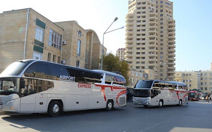 28 May m/st. - Bakı aeroportu xəttində avtobuslar 24 saat işləyəcək
