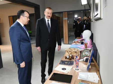 President Ilham Aliyev attends opening of DOST center No2