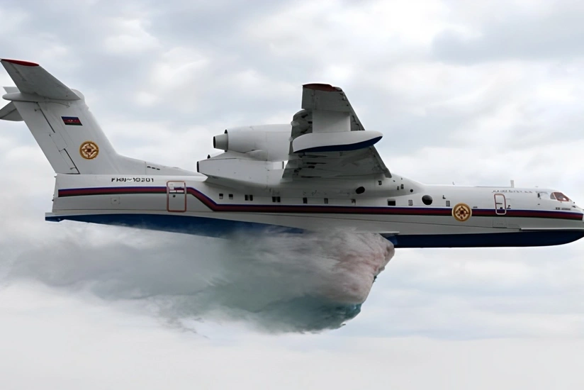 FHN-nin amfibiya təyyarəsi bu il yanğın ocaqlarına ümumilikdə 400 tona yaxın su töküb