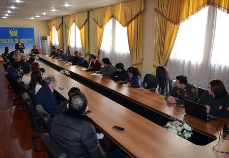Hərbi vətənpərvərlik mövzusunda xəbər hazırlayan media nümayəndələri ilə görüş keçirilib