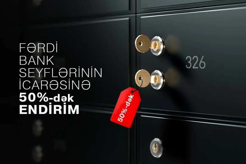 “Bank BTB” fərdi bank seyflərinə 50%-dək endirim edib