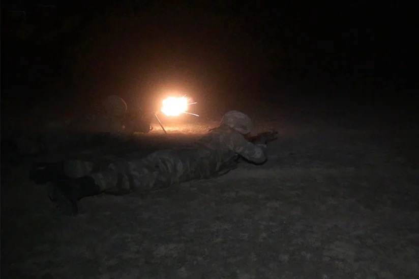 Nighttime tasks fulfilled during 'Fraternal Fist' exercises