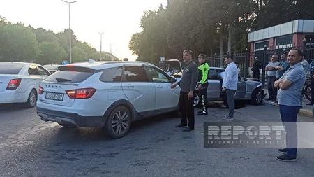 Sumqayıtda zəncirvari qəza baş verib, xəsarət alanlar var