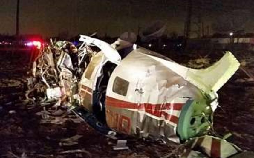Almaniyada təyyarə ilə helikopter toqquşub, 4 nəfər ölüb
