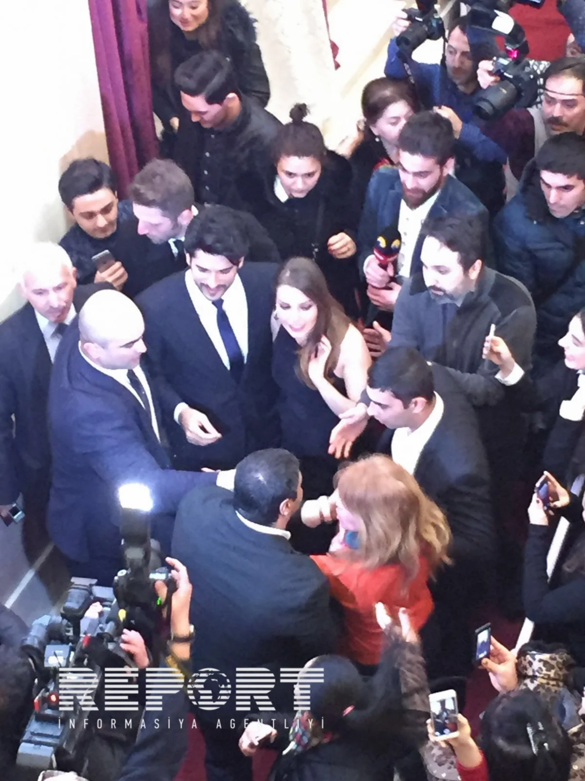 Türkiyənin məşhur aktyorları Bakıya gəlib - FOTO