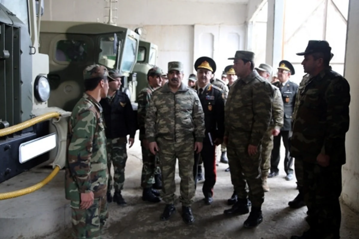 Müdafiə Nazirliyinin rəhbərliyi Bakı qarnizonunun hərbi hissələrində olub