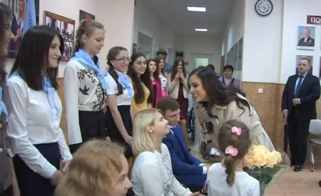 Leyla Aliyeva receives diploma of Honorary Professor of Moscow State University