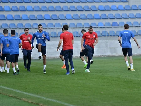 Azərbaycan yığması Millətlər Liqasındakı oyunların hazırlıqlarına başlayıb
