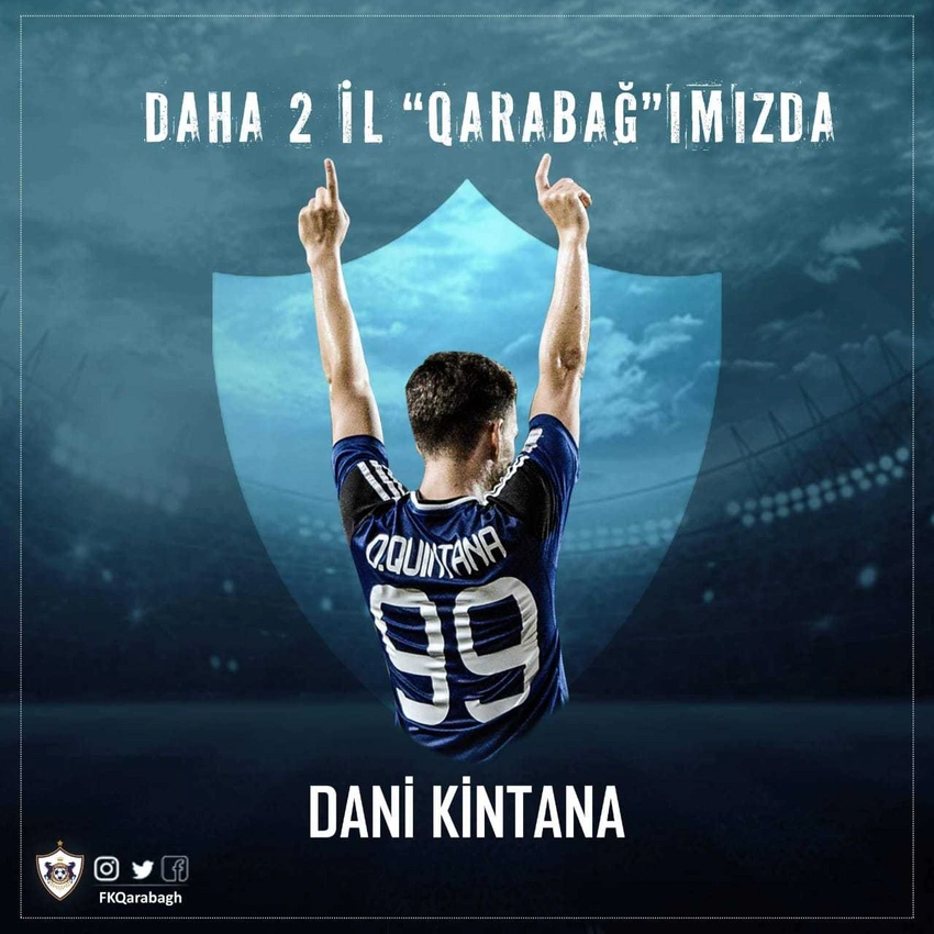 Qarabağ klubu daha bir futbolçusu ilə müqavilə müddətini uzadıb