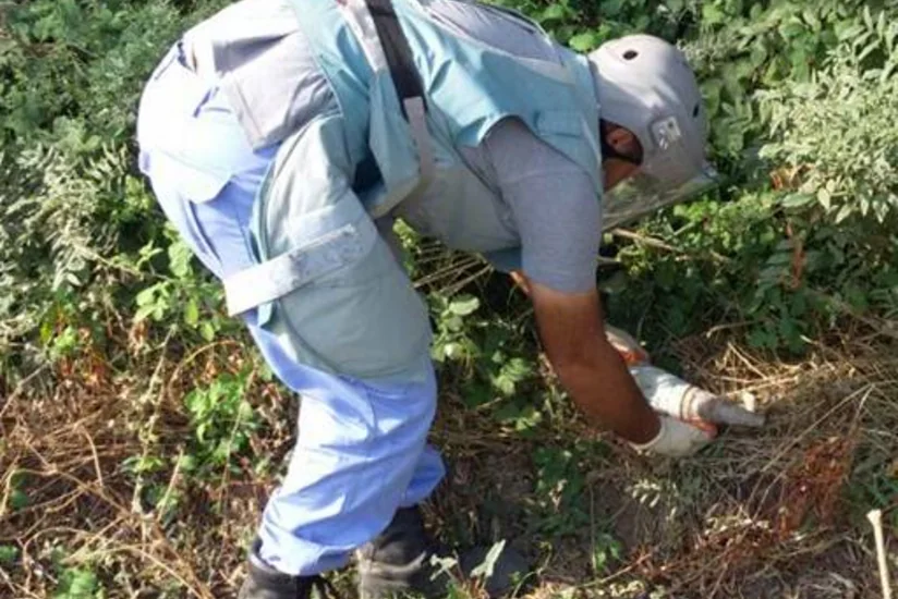 Ağcabədidə partlamış Qrad raketi və top mərmisinin qalıqları aşkarlanıb