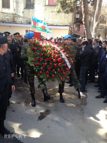 Azərbaycan ordusunun şəhid olan əsgəri dəfn olunub - FOTO