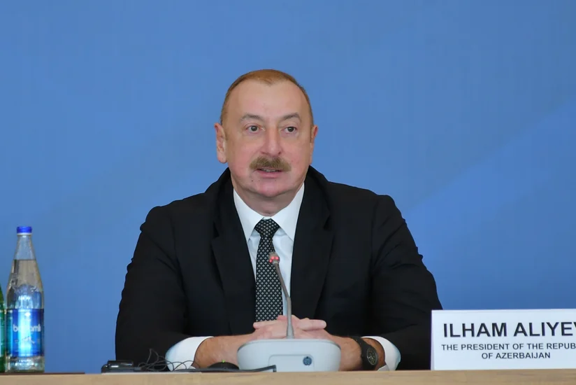 President of Azerbaijan: 'It's clear that all the weapons Armenia used against us were given to them free of charge'