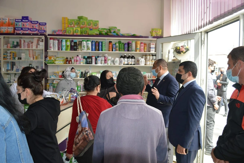 Balakəndə icra başçısı və polis rəisi reyd keçirdi
