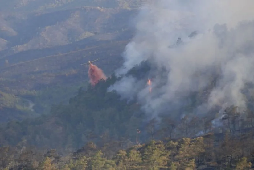 Türkiyənin meşə yanğınları kurort ərazisinə çatıb