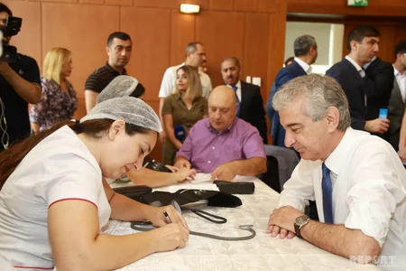 YAP-da qanvermə aksiyası keçirilib - FOTO