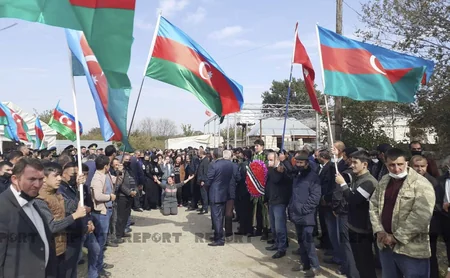 В Горанбое простились с шехидом Отечественной войны