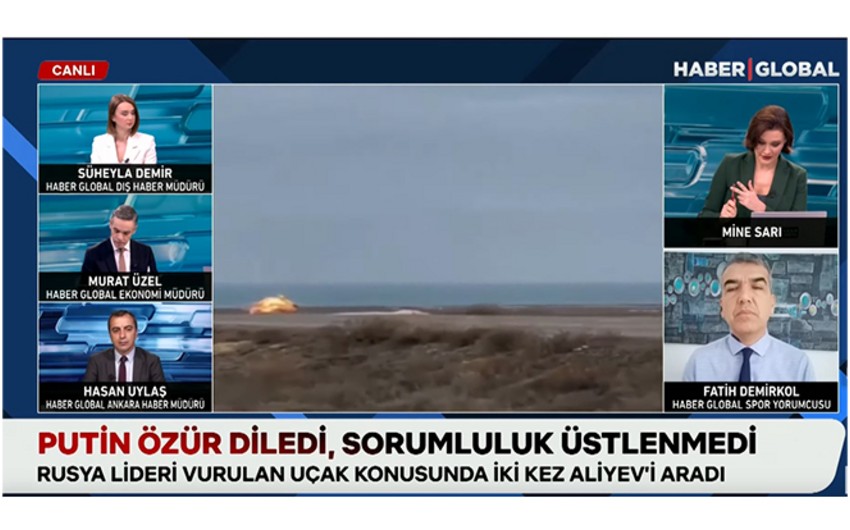 Haber Global: Azerbaijan determined to use its diplomatic capacity to uncover causes of plane crash