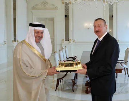 Prezident İlham Əliyev Körfəz Ərəb Dövlətlərinin Əməkdaşlıq Şurasının baş katibini qəbul edib - YENİLƏNİB