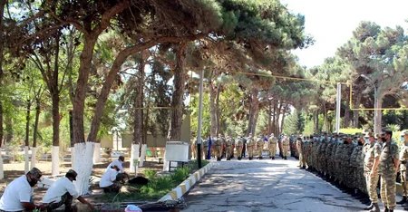 Hərbi hissələrdə Qurban bayramı qeyd edilir