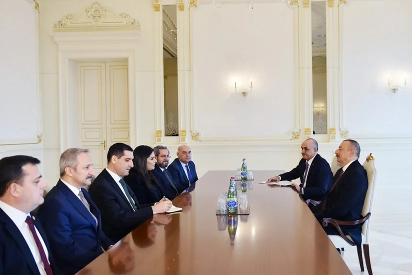 Prezident Türkiyənin əmək və sosial müdafiə nazirini qəbul edib - ƏLAVƏ OLUNUB