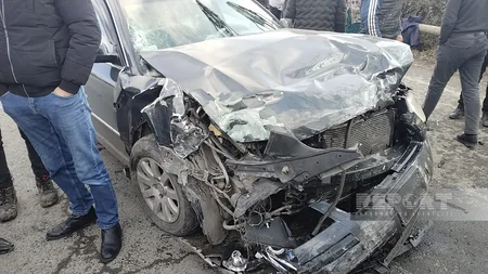 Oğuzda avtomobillər toqquşub, iki ailənin üzvləri xəsarət alıblar - ADLAR