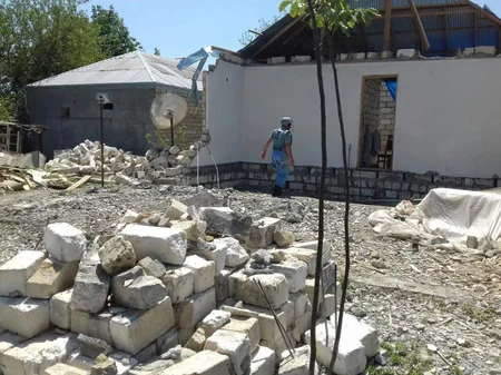 Füzuli və Tərtərdə partlamamış hərbi sursat aşkar edilib - FOTO