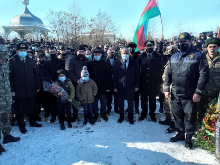 Vətən müharibəsində şəhid olan baş leytenant Qubada dəfn edilib