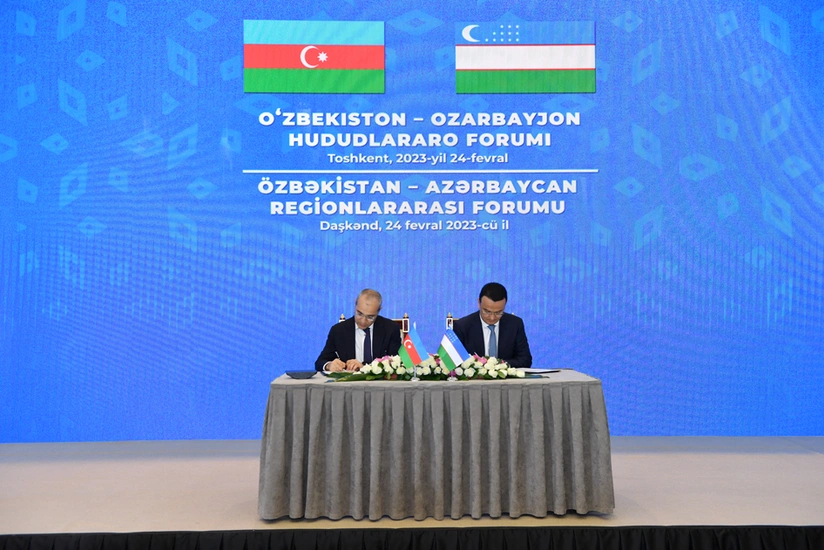 Daşkənddə Özbəkistan və Azərbaycan arasında 11 sənəd imzalanıb