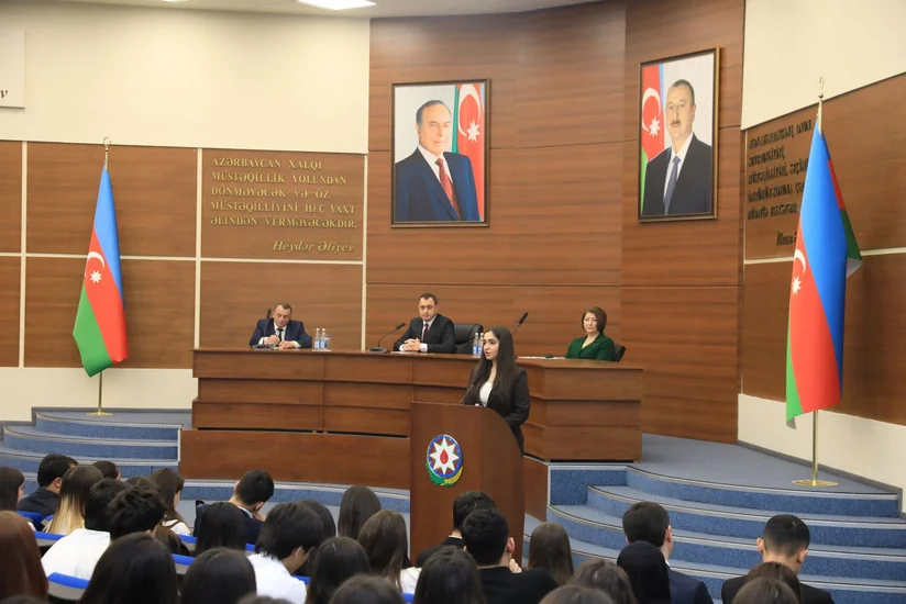 Nizami rayonunda Azərbaycan Gəncləri Gününə həsr olunan konfrans keçirilib