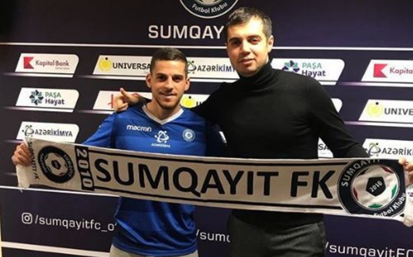 Sumqayıt İsrail klubunun futbolçusu ilə müqavilə bağlayıb