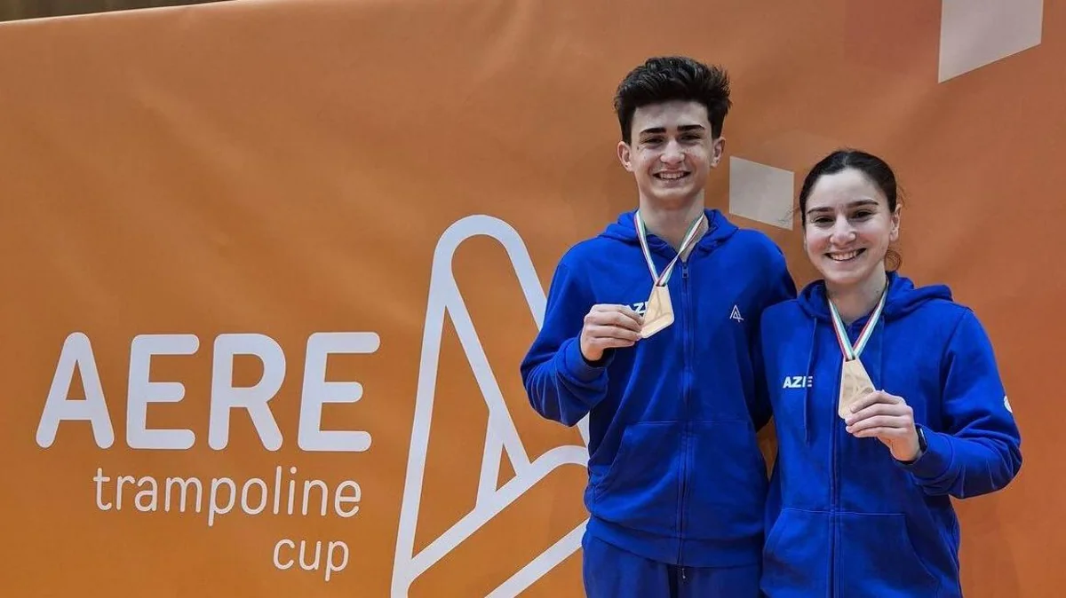Azərbaycan gimnastı: Dünya Kubokunda ardıcıl ikinci dəfə medal qazandığımız üçün şadıq