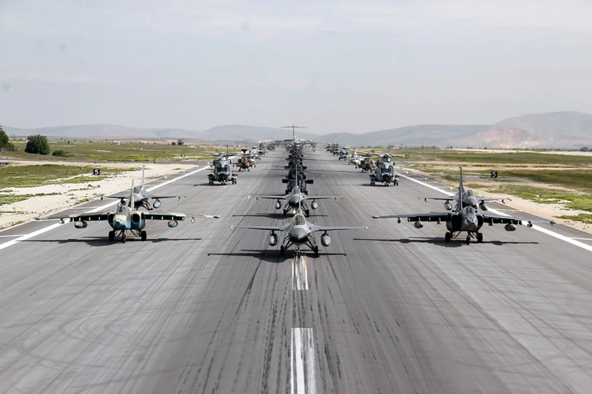 Azərbaycan təyyarələri Anatolian Phoenix - 2025 beynəlxalq təlimində fil yürüşü ediblər