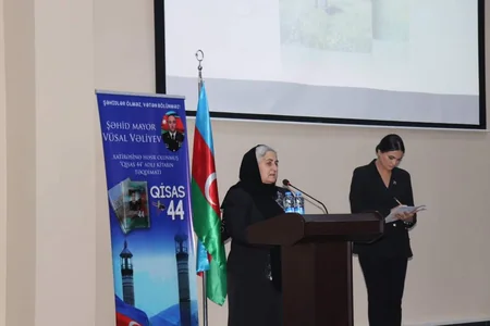 Şəhid mayorun xatirəsinə həsr edilmiş kitabın təqdimatı olub 