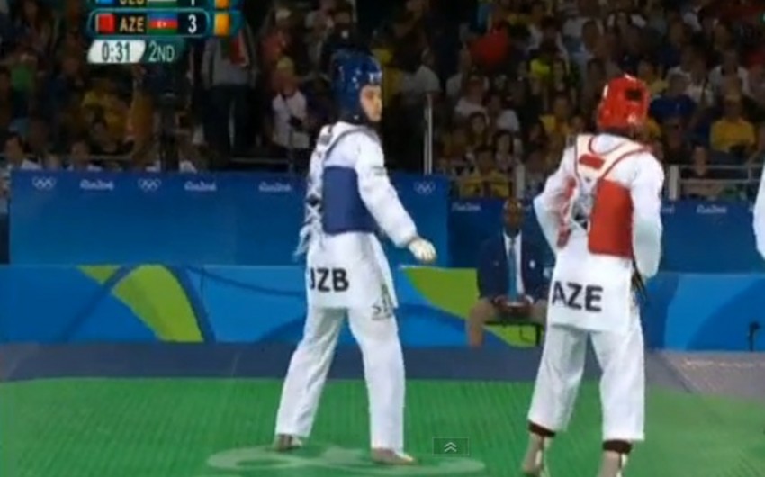 Taekvondoçu Fəridə Əzizova Olimpiadanı 5-ci pillədə başa vurub