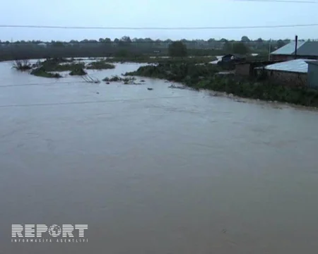Cənub bölgəsində sel sularının yaratdığı fəsadlar - FOTOREPORTAJ