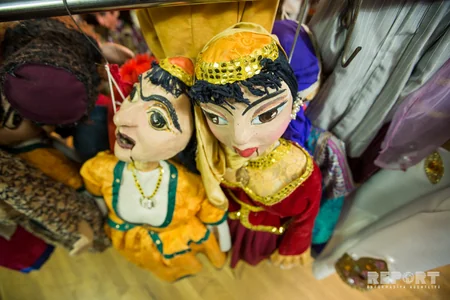 Dövlət Kukla Teatrından - REPORTAJ