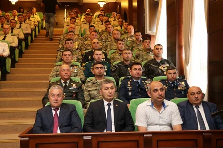 Hərbi Prokurorluqda qazilərlə görüş keçirilib