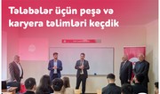 “Nar”ın dəstəyi ilə tələbələr üçün təlimlər keçirilib