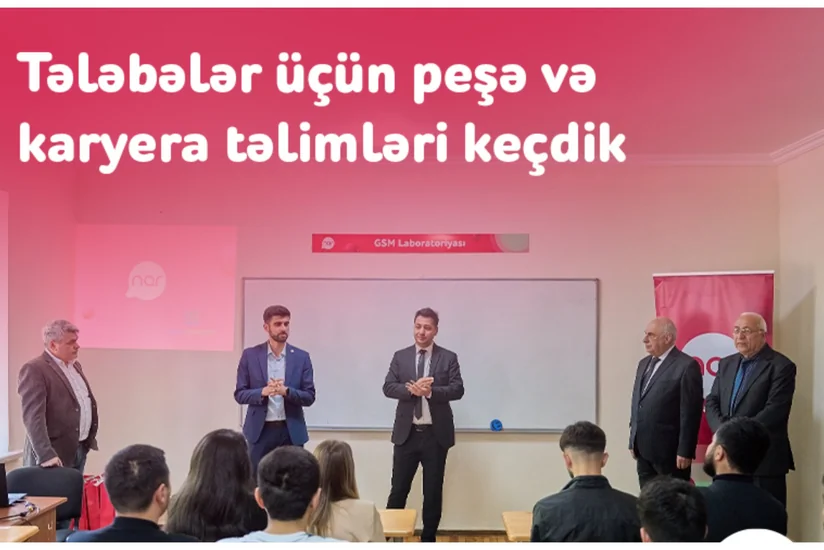 “Nar”ın dəstəyi ilə tələbələr üçün təlimlər keçirilib
