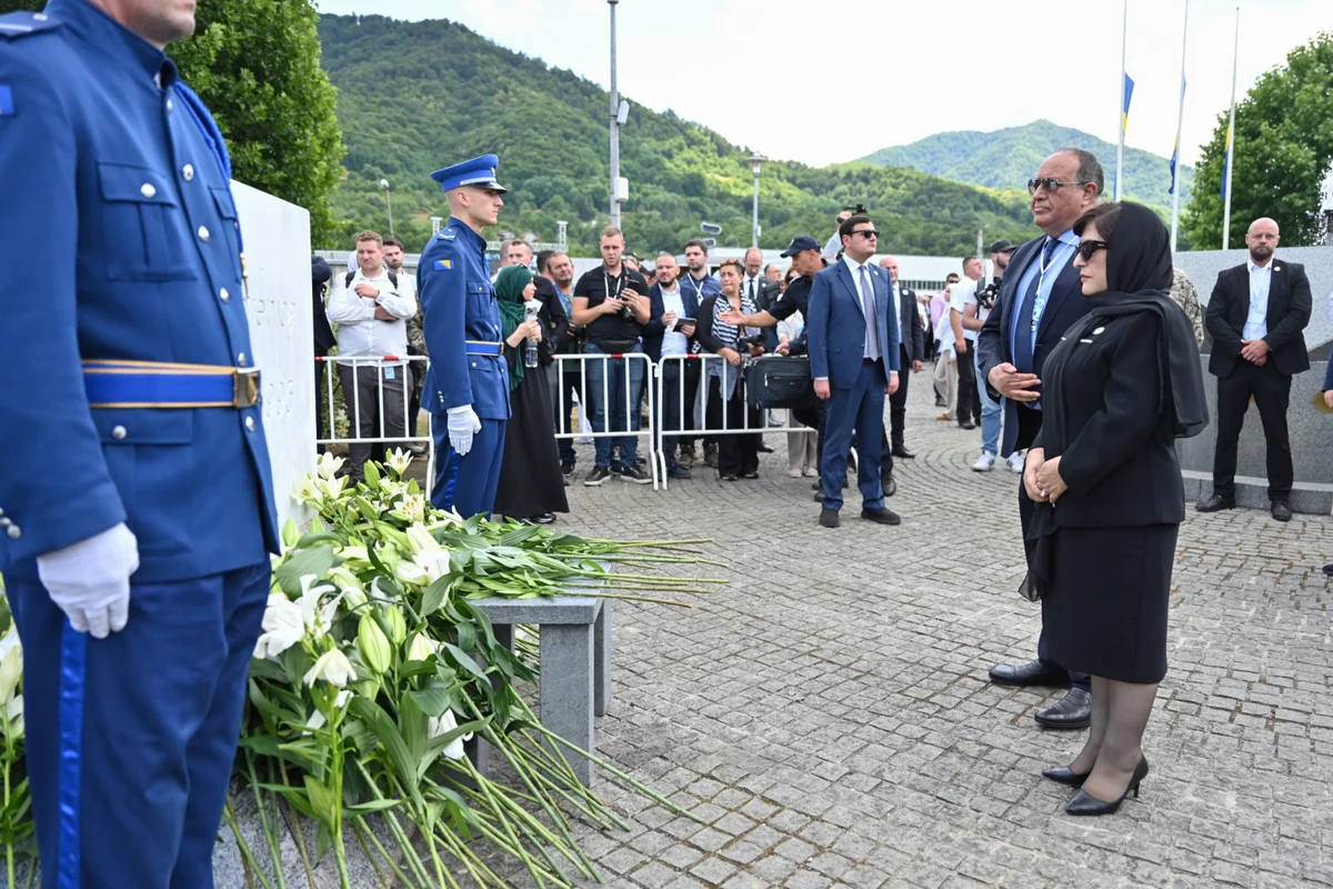 Azerbaijani Speaker Gafarova joins Srebrenica victims’ commemoration ceremony
