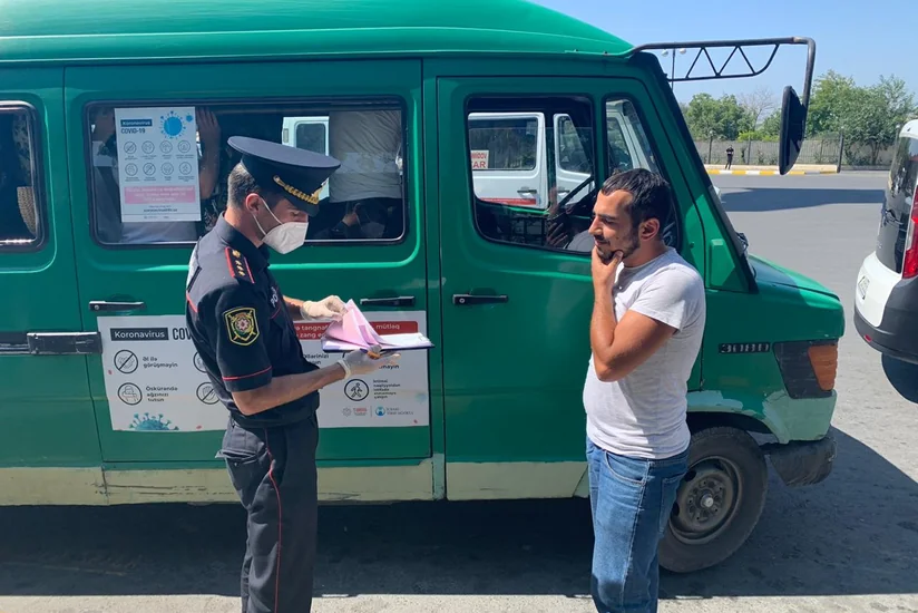 Zaqatalada sürücü və sərnişinlər cərimələndi