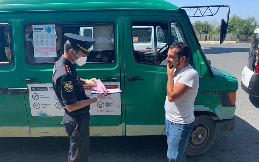 Zaqatalada sürücü və sərnişinlər cərimələndi