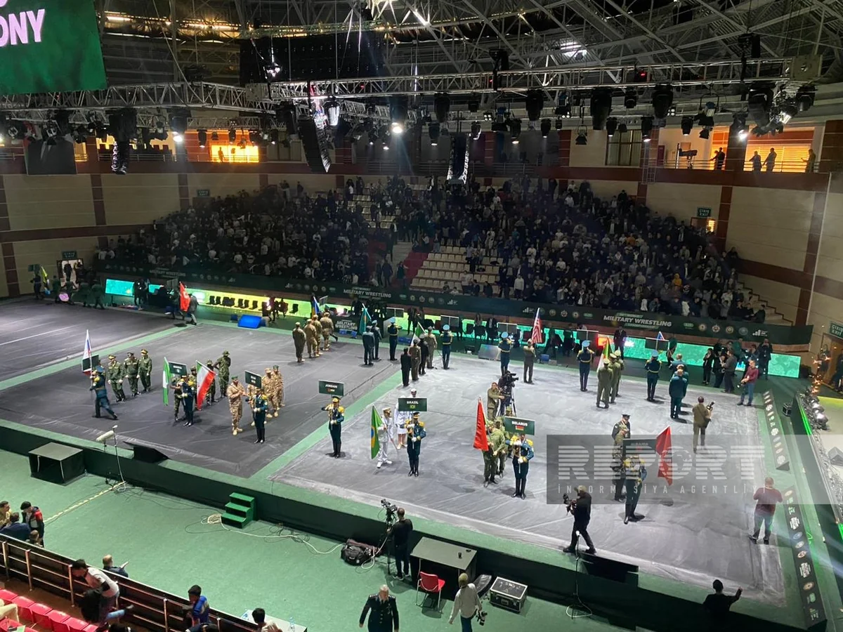 Bakıda hərbçilər arasında güləş üzrə 36-cı dünya çempionatının bağlanış mərasimi keçirilib