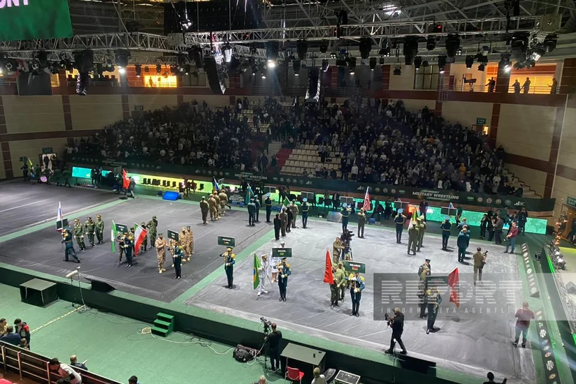 Bakıda hərbçilər arasında güləş üzrə 36-cı dünya çempionatının bağlanış mərasimi keçirilib