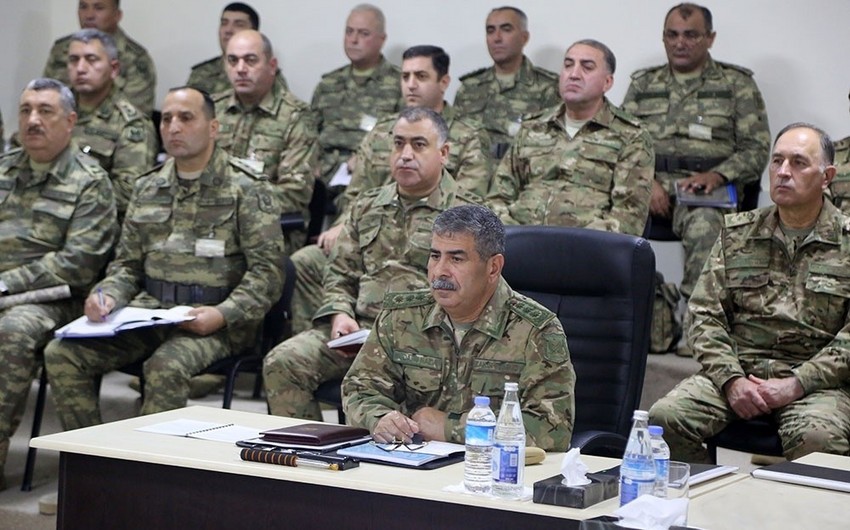 Zakir Hasanov holds consultations on large-scale exercises - VIDEO